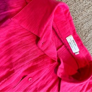 Red Sky Apparel Square Romper Hot Pink